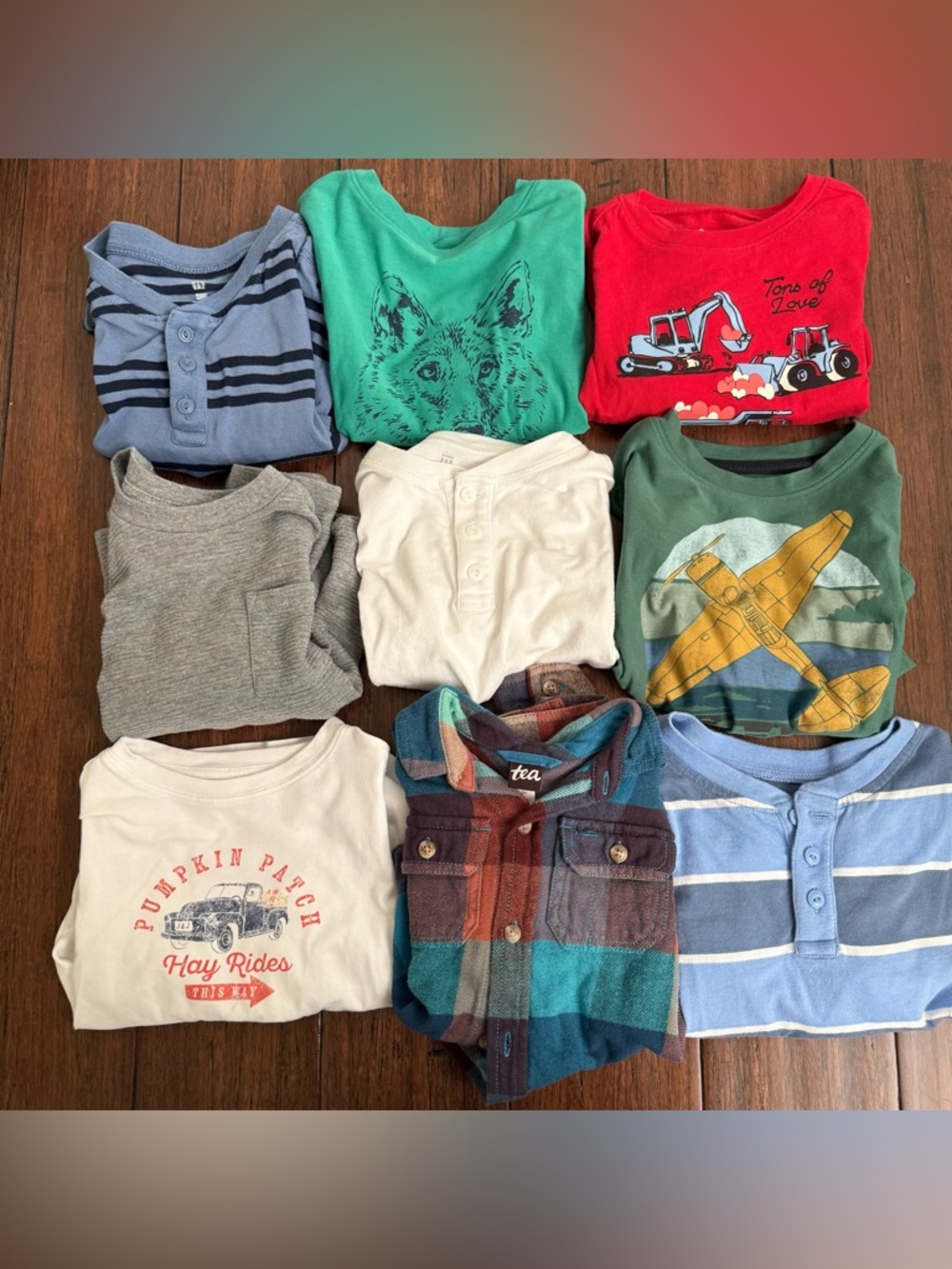 3T Boys Long Sleeve Shirts Bundle